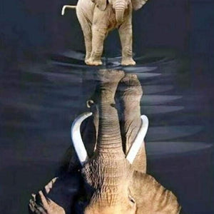 Elephant Dreaming Big Diamond Painting Kit