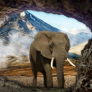 Elephant Full Drill Painting Kit