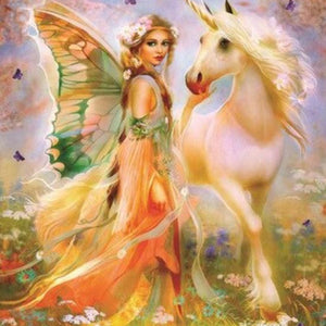 Fantasy Fairy & Unicorn Paint by Diamonds