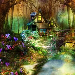 Fantasy House Paint by diamonds