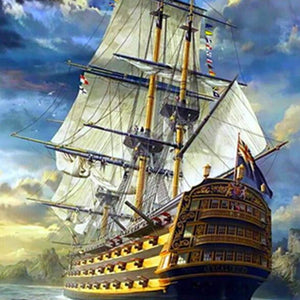 Ship DIY Diamond Painting Kit