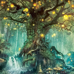 Fantasy Tree of Light Paint by Diamonds