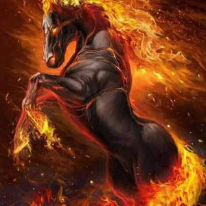 Fire Horse Diamond Painting Kit
