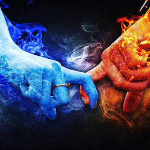 Fire & Ice Love Paint by Diamonds