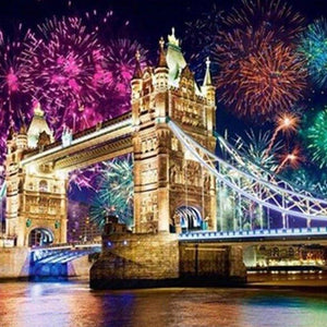 Fire Works Diamond Painting