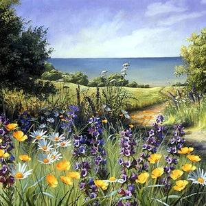 Flower Meadows Paint by Diamonds