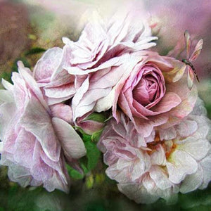 Flowers Bunch Paint by Diamonds