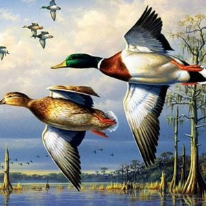 Flying Ducks Diamond Painting