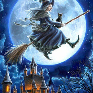 Halloween Witch Diamond Painting