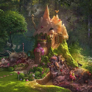 Forest Castle Diamond Painting Kit