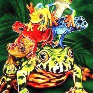 Frogs Species Paint by Diamonds