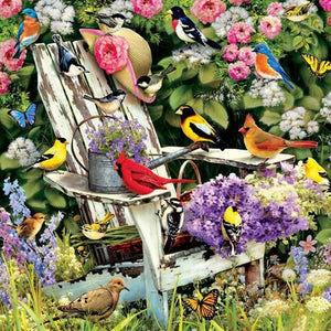 Garden Birds Diamond Painting Kit