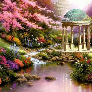 Gazebo by the Lake Paint by Diamonds