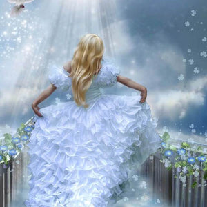 Girl in White Gown Painting Kit