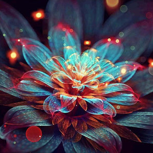 Glowing Flower Diamond Painting Kit
