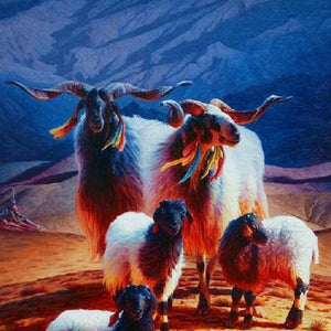 Goat Family Diamond Painting Kit