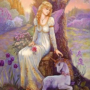 Goddess of Unicorns Diamond Painting Kit