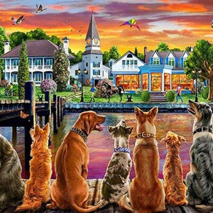 Dogs Full Drill Painting Kit