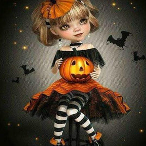 Halloween Princess Paint by Diamonds