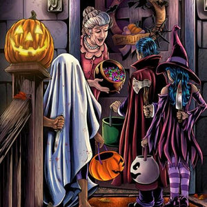 Halloween Spook Paint by Diamonds