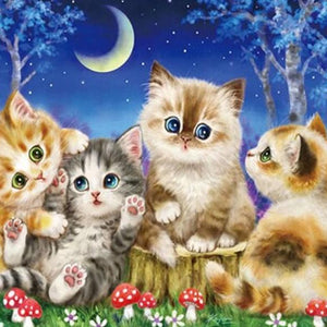 Happy Cats Paint by Diamonds