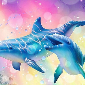 Dolphin Diamond Painting Kit