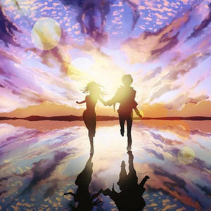 Happy Kids Running Away Diamond Painting