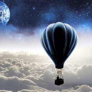 Hot Air Balloon Paint by Diamonds