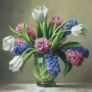 Hyacinth Flower Diamond Painting Kit