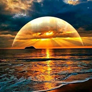 Incredible Sunset Paint by Diamonds