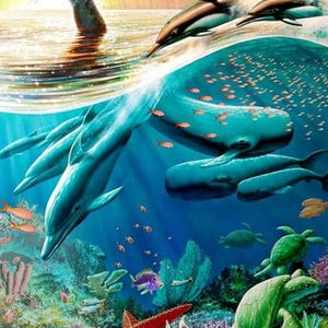 Killer Whales & Dolphins Paint by Diamonds