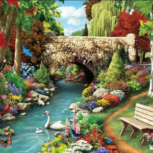 Lake & Garden Diamond Painting Kit