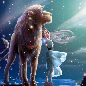 Leo Zodiac Paint by Diamonds