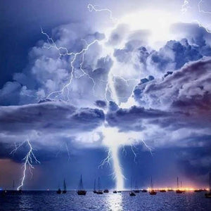 Lightning Sky & Storm Diamond Painting