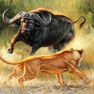 Lion & Bull DIY Painting Kit