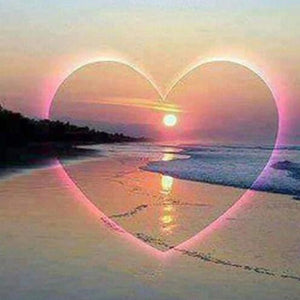 Love Beach Paint by Diamonds