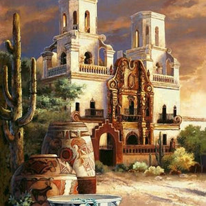 Mexican Church Diamond Painting Kit