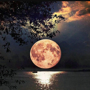Moon by the Sea Diamond Painting