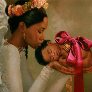 Mother & Baby's Love Paint by Diamonds