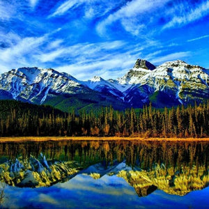Mountain Lake Paint by Diamonds