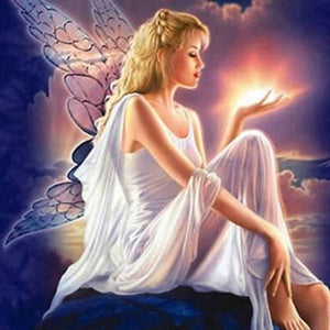 Mystical Angel Paint by Diamonds
