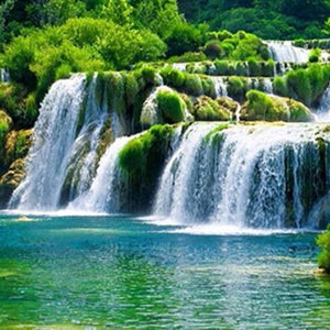 Natural Waterfall Paint by Diamonds