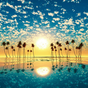 Sunset Clouds Paint by Diamonds