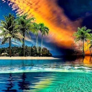 Paradise Landscape Diamond Painting