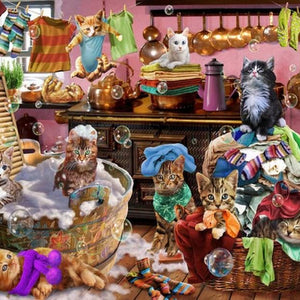 Paws Gone Wild Diamond Painting Kit