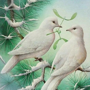 Pigeons Pair Diamond Painting Kit