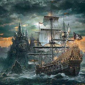 Pirates Ship Diamond Painting Kit
