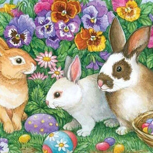 Easter Rabbits Diamond Painting