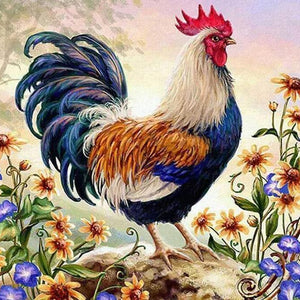 Rooster Diamond Painting