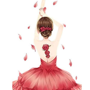 Rose Girl Diamond Painting Kit